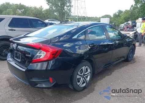 2018 Honda Civic Lx from USA, damaged, VIN 19XFC2F59JE040599